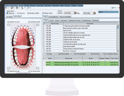 Mouth and health care panel on desktop | Technical Partner